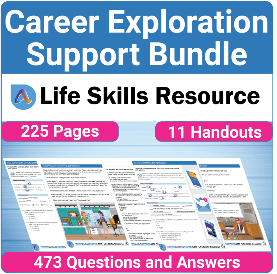 Career Exploration Activities for High School Special Education