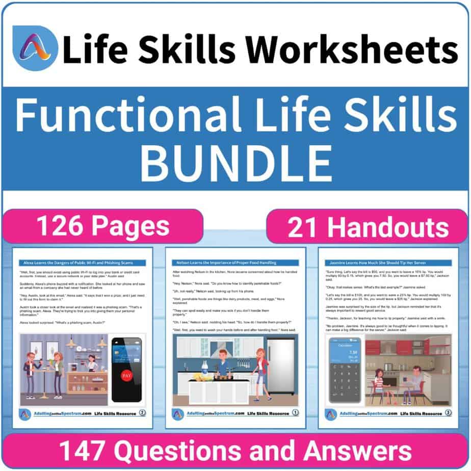 Functional Life Skills Activities for High School Special Education