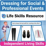 Free Life Skills Worksheet - How to Dress for Social and Professional Occasions